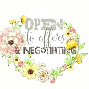 Open to negotiate with you 💕